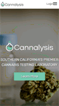 Mobile Screenshot of cannalysislabs.com