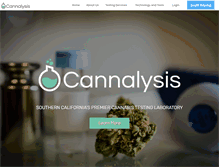 Tablet Screenshot of cannalysislabs.com